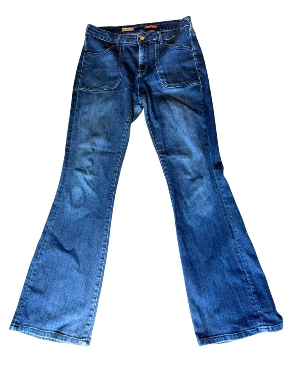Pilcro Anthropologie The Icon Flare Jeans Women’s 29 Patch Pockets